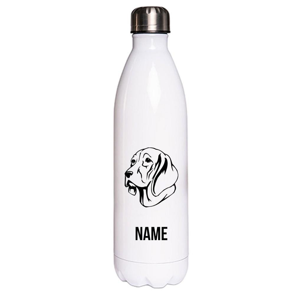 Weimaraner 2 - Edelstahl Thermosflasche 750 ml mit Namen-Tierisch-tolle Geschenke-Tierisch-tolle-Geschenke