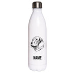 Weimaraner 2 - Edelstahl Thermosflasche 750 ml mit Namen-Tierisch-tolle Geschenke-Tierisch-tolle-Geschenke