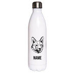Welsh Corgi Cardigan - Edelstahl Thermosflasche 750 ml mit Namen-Tierisch-tolle Geschenke-Tierisch-tolle-Geschenke
