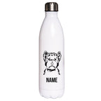 West Highland White Terrier 2 - Edelstahl Thermosflasche 750 ml mit Namen-Tierisch-tolle Geschenke-Tierisch-tolle-Geschenke