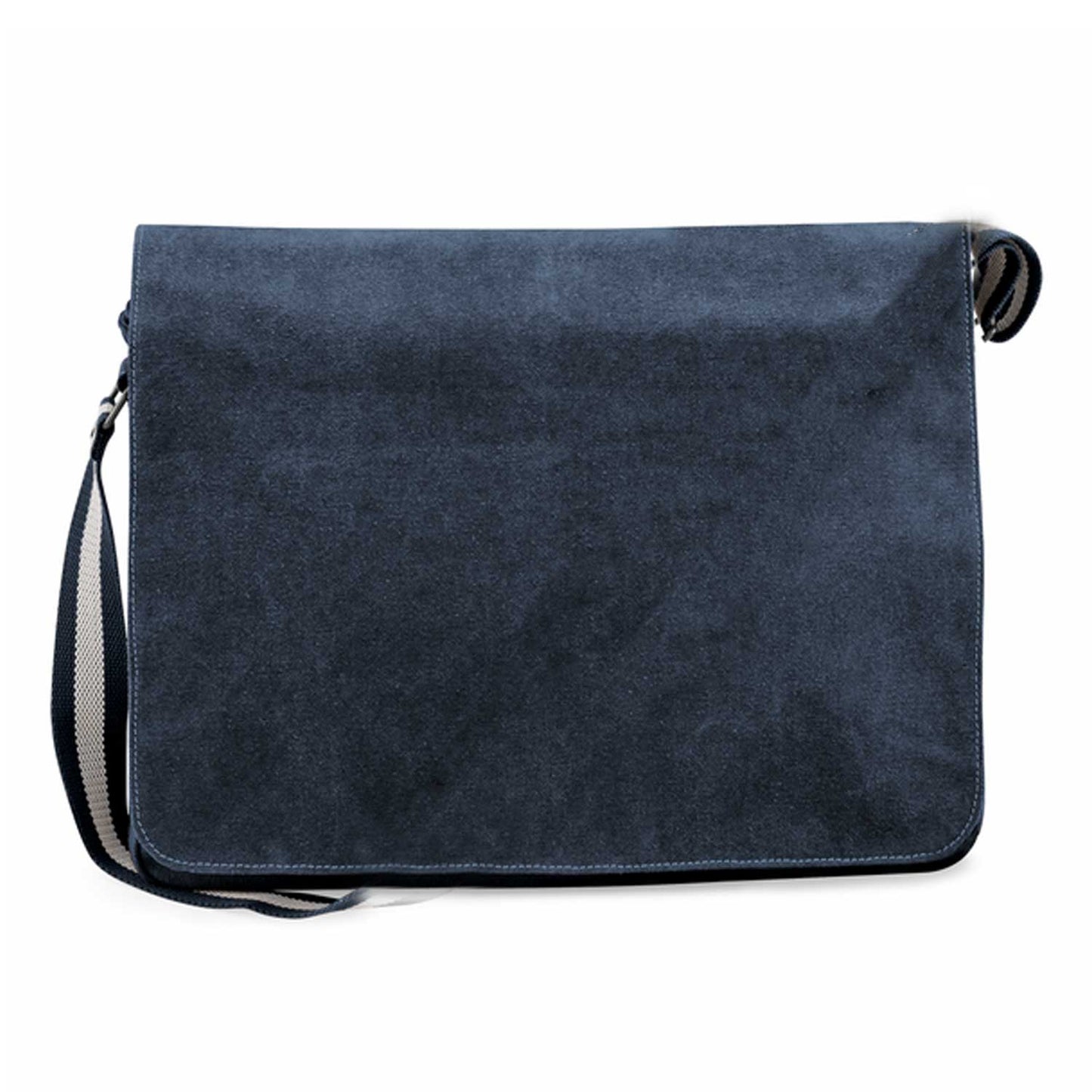 Pfötchen 1 - Canvas Schultertasche Messenger mit Namen