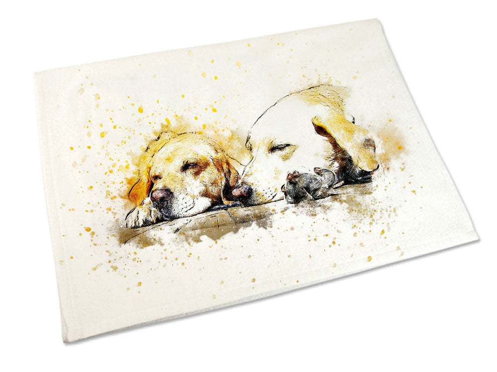 Handtuch: Labrador Retriever 50 x 100 cm-Tierisch tolle Geschenke-Tierisch-tolle-Geschenke