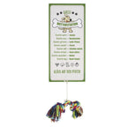 Gassi Wetterstation Schild aus Aluminium, grün/beige/mehrfarbig, mit Hundespruch und Seilknochen, 14x30 cm, für Außenbereich