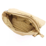 Innenansicht der Canvas Messenger Bag mit gepolstertem Boden
