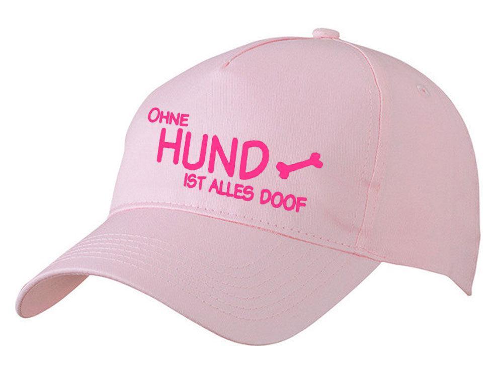 Hundebesitzer Cap Dog Mom Baumwolle rosa