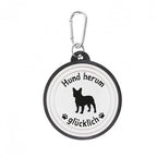 Hund herum glücklich Faltnapf Hundenapf