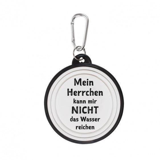 Mein Herrchen kann mir nicht das Wasser reichen Faltnapf Hundenapf