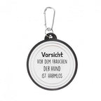 Vorsicht vor dem Frauchen der Hund ist harmlos Faltnapf Hundenapf