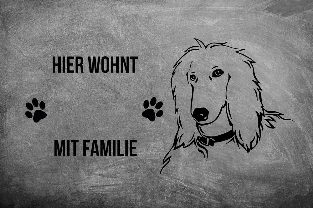 Einladende Fußmatte mit Afghane, perfekt als Geschenk für Hundebesitzer