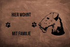 Airedale Terrier 2 - Fußmatte - Schmutzfangmatte - 40 x 60 cm-Tierisch-tolle Geschenke-Tierisch-tolle-Geschenke