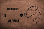 Airedale Terrier - Fußmatte - Schmutzfangmatte - 40 x 60 cm-Tierisch-tolle Geschenke-Tierisch-tolle-Geschenke