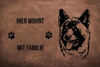 Akita 1 - Fußmatte - Schmutzfangmatte - 40 x 60 cm-Tierisch-tolle Geschenke-Tierisch-tolle-Geschenke