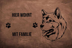 Alaskan Malamute 2 - Fußmatte - Schmutzfangmatte - 40 x 60 cm-Tierisch-tolle Geschenke-Tierisch-tolle-Geschenke