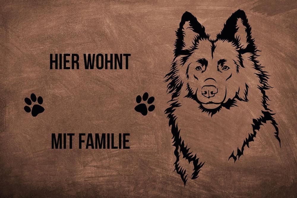 Altdeutscher Schäferhund - Fußmatte - Schmutzfangmatte - 40 x 60 cm-Tierisch-tolle Geschenke-Tierisch-tolle-Geschenke