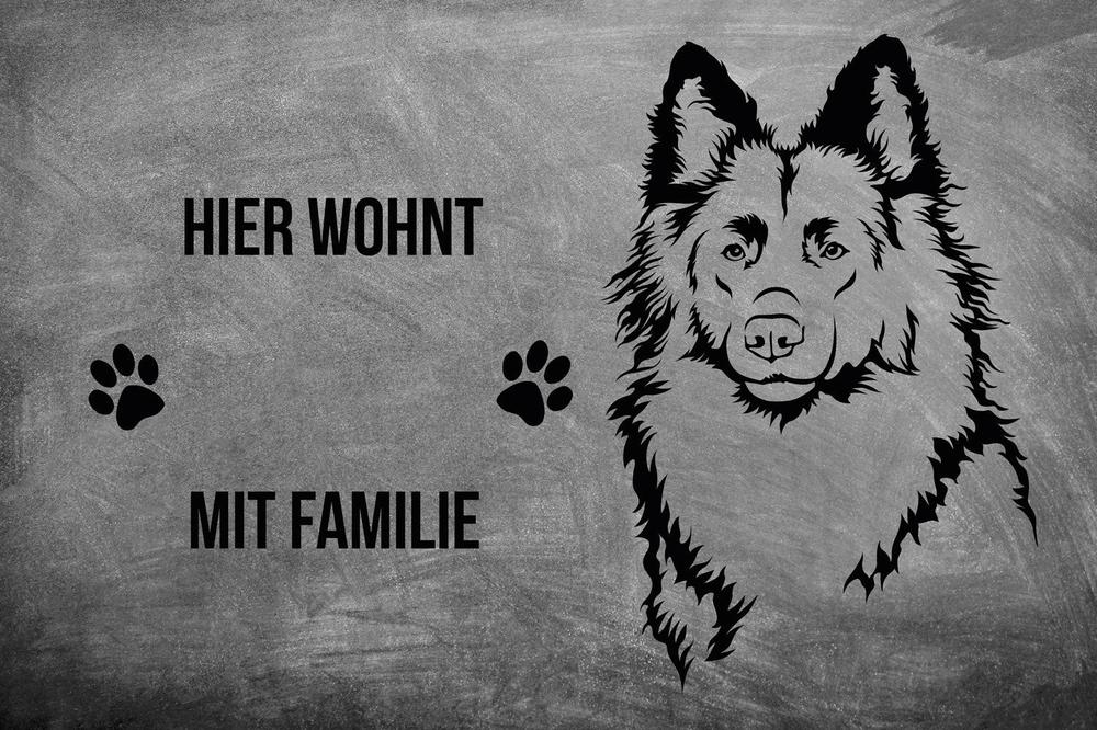 Altdeutscher Schäferhund - Fußmatte - Schmutzfangmatte - 40 x 60 cm-Tierisch-tolle Geschenke-Tierisch-tolle-Geschenke