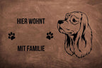 American Cocker Spaniel - Fußmatte - Schmutzfangmatte - 40 x 60 cm-Tierisch-tolle Geschenke-Tierisch-tolle-Geschenke