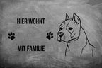 American Stafforshire Terrier - Fußmatte - Schmutzfangmatte - 40 x 60 cm-Tierisch-tolle Geschenke-Tierisch-tolle-Geschenke