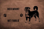 Appenzeller Sennenhund - Fußmatte - Schmutzfangmatte - 40 x 60 cm-Tierisch-tolle Geschenke-Tierisch-tolle-Geschenke