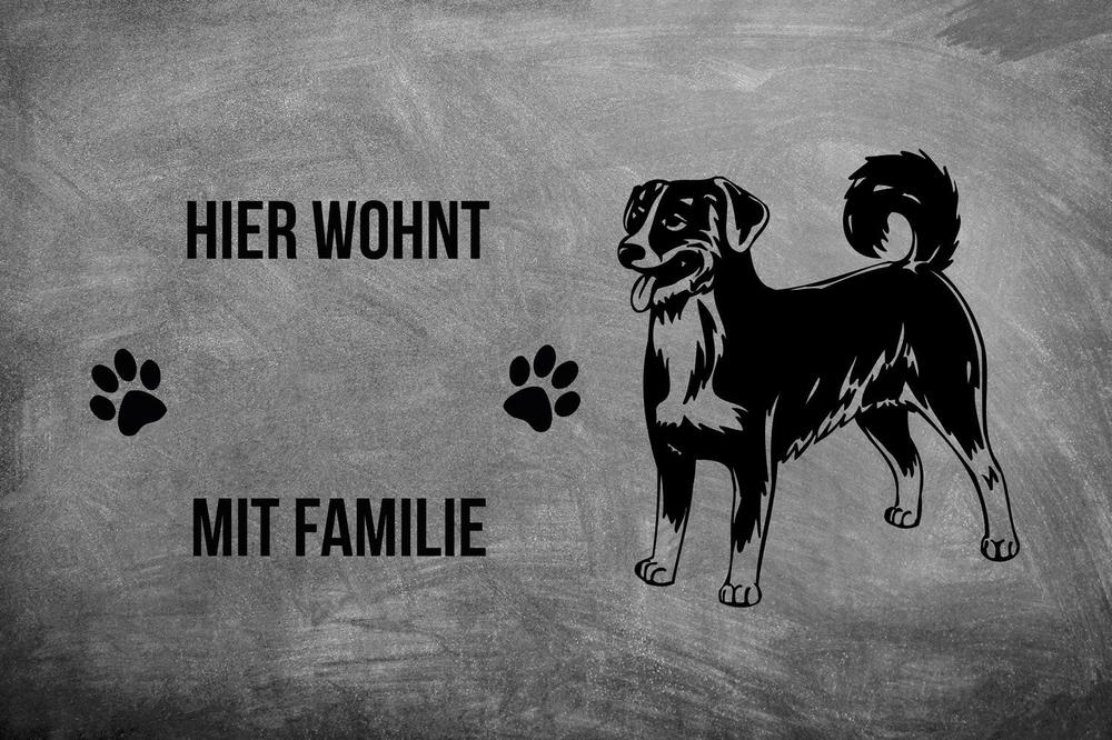 Appenzeller Sennenhund - Fußmatte - Schmutzfangmatte - 40 x 60 cm-Tierisch-tolle Geschenke-Tierisch-tolle-Geschenke