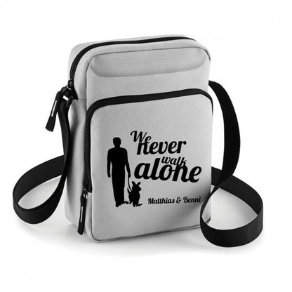 Outdoor Leckerlitasche Umhängetasche -never walk alone 3-