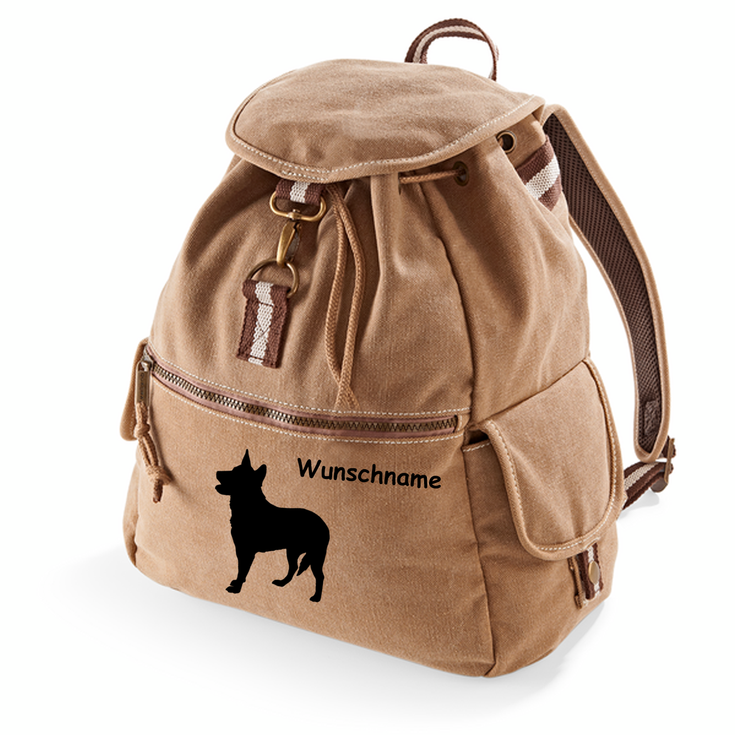 Canvas Rucksack Hunderasse: Australian Cattle Dog