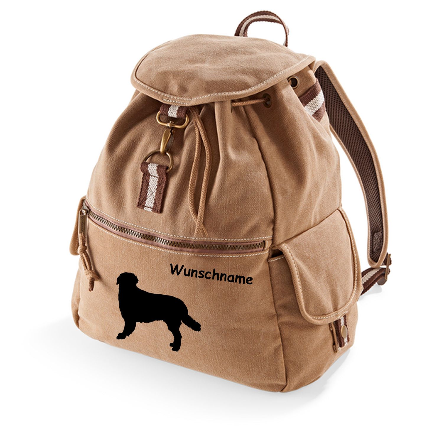 Canvas Rucksack Hunderasse: Hovawart