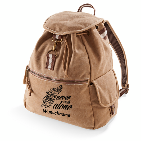 Canvas Rucksack: Never walk alone 5