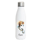 Beagle - Edelstahl Thermosflasche 750 ml mit Namen -watercolour-Tierisch-tolle Geschenke-Tierisch-tolle-Geschenke