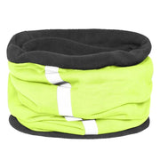 Fleece Schlauchschal Mantrailing neongelb – Loopschal Hundesport personalisiert