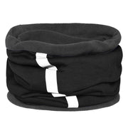 Fleece Schlauchschal Mantrailing schwarz – personalisierter Halswärmer Hundemenschen