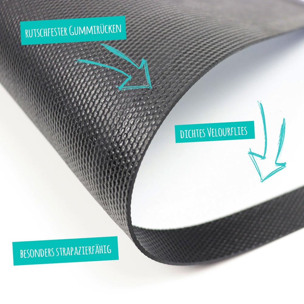 Fußmatte - Schmutzfangmatte - Regenbogen Fahne - 40 x 60 cm-Tierisch-tolle Geschenke-Tierisch-tolle-Geschenke