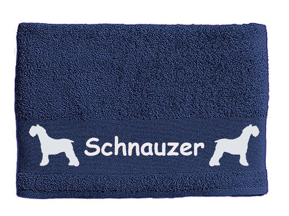 Handtuch: Schnauzer-Tierisch-tolle Geschenke-Tierisch-tolle-Geschenke