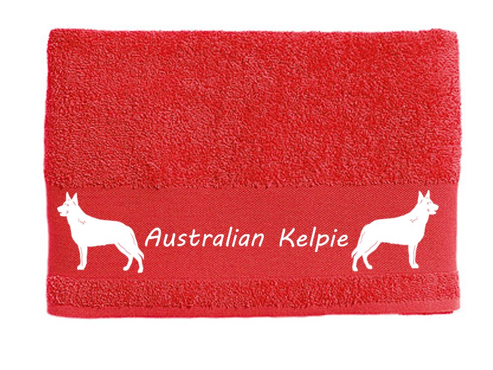 Handtuch: Australian Kelpie 1-Tierisch-tolle Geschenke-Tierisch-tolle-Geschenke