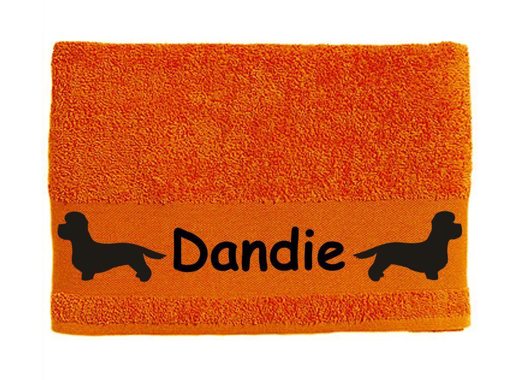Handtuch: Dandie Dinmont Terrier-Tierisch-tolle Geschenke-Tierisch-tolle-Geschenke