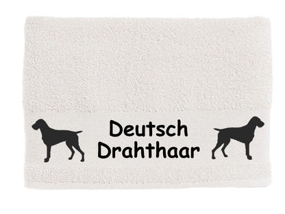 Handtuch: Deutsch Drahthaar-Tierisch-tolle Geschenke-Tierisch-tolle-Geschenke