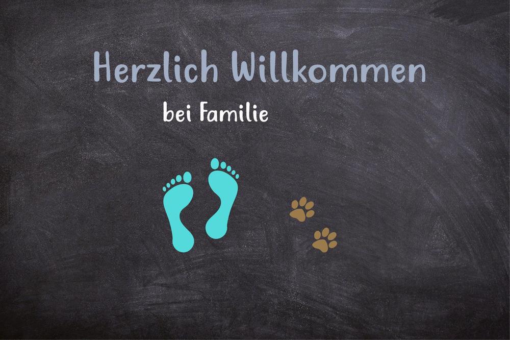 Herzlich Willkommen Fussmatte-Tierisch tolle Geschenke
