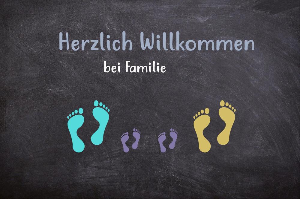 Herzlich Willkommen Fussmatte-Tierisch tolle Geschenke