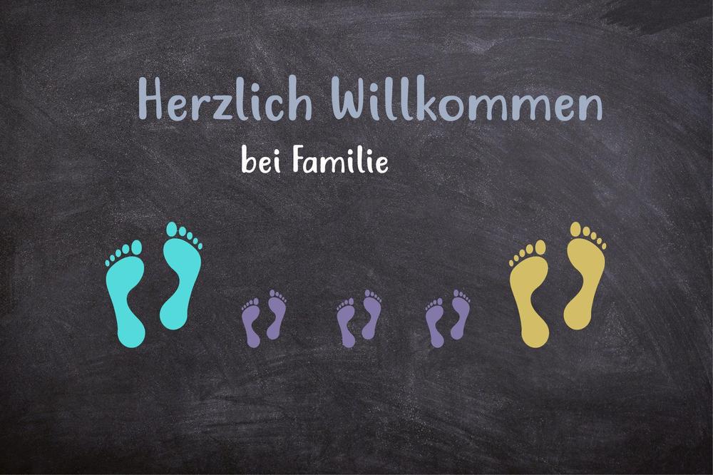 Herzlich Willkommen Fussmatte-Tierisch tolle Geschenke