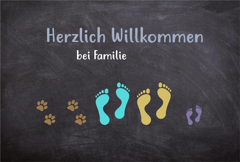Herzlich Willkommen Fussmatte-Tierisch tolle Geschenke