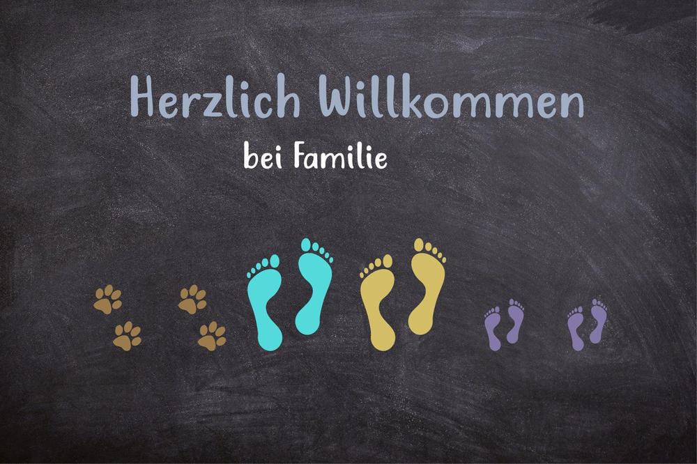 Herzlich Willkommen Fussmatte-Tierisch tolle Geschenke