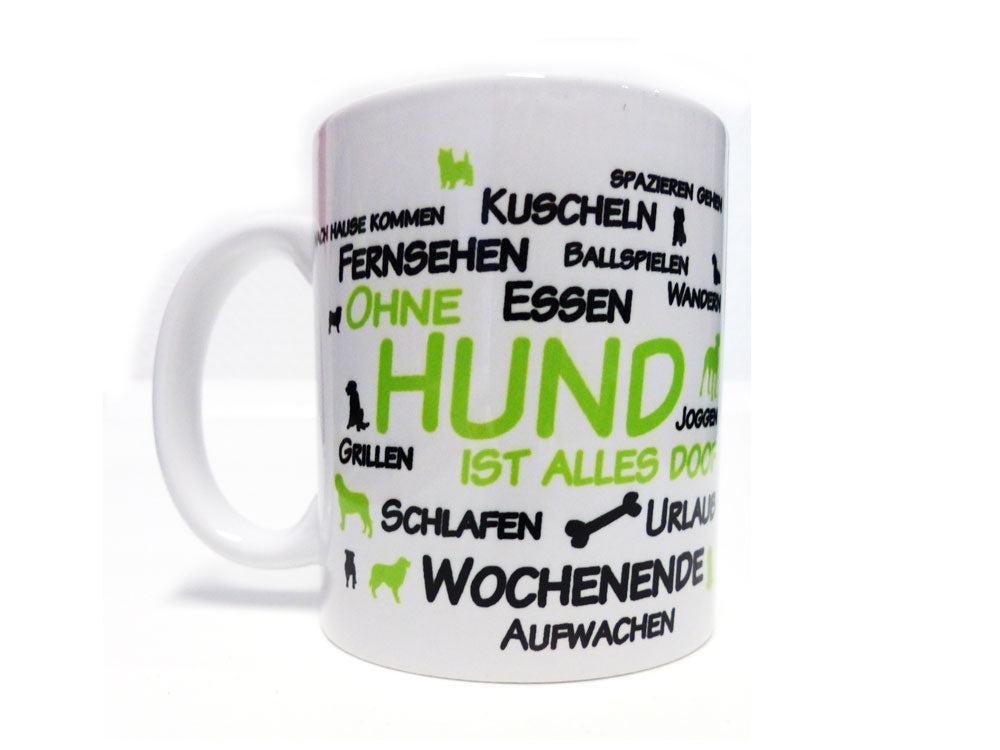 Tasse Ohne Hund ist alles doof - 2.0 inkl. Wunschname-Tierisch tolle Geschenke-Tierisch-tolle-Geschenke