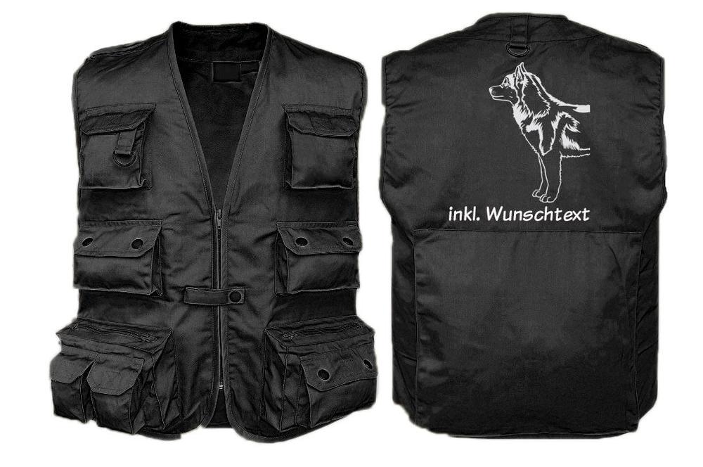 Siberian Husky - Hundesportweste mit Rückentasche MIL-TEC-Tierisch-tolle Geschenke-Tierisch-tolle-Geschenke
