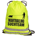 hundesport turnbeutel neon reflektor mantrailing motiv