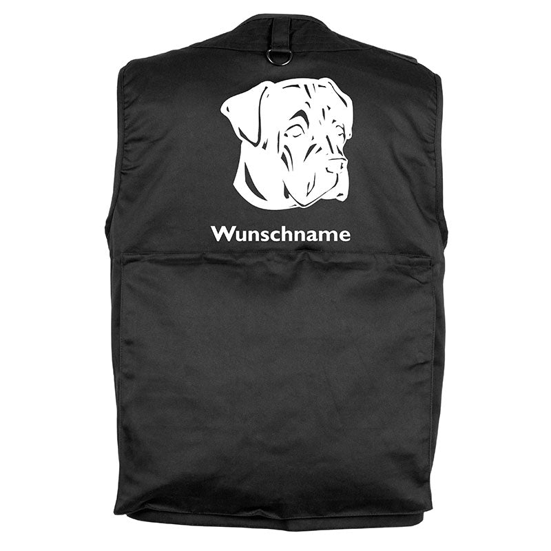 Cane Corso Italiano - Hundesportweste mit Rückentasche MIL-TEC-Tierisch-tolle Geschenke-Tierisch-tolle-Geschenke