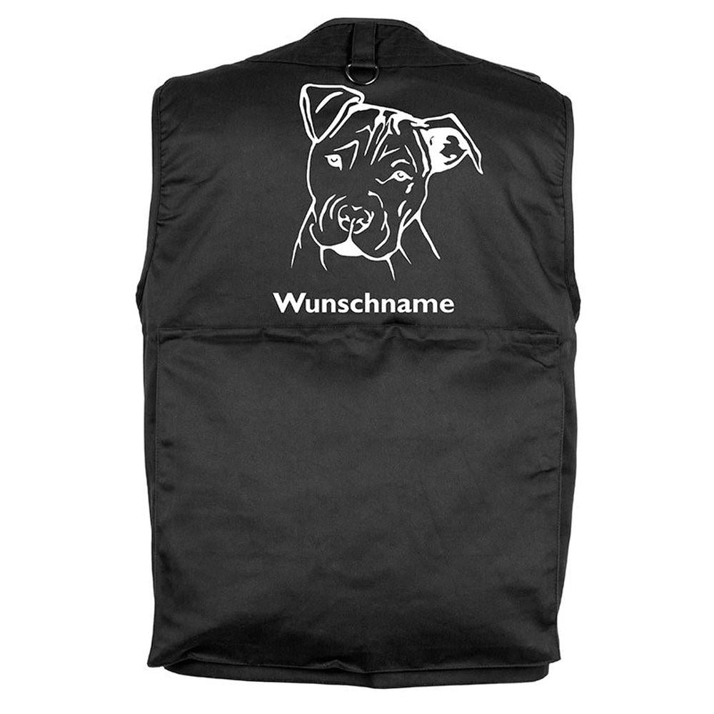 American Staffordshire Terrier 2 - Hundesportweste mit Rückentasche MIL-TEC-Tierisch-tolle Geschenke-Tierisch-tolle-Geschenke