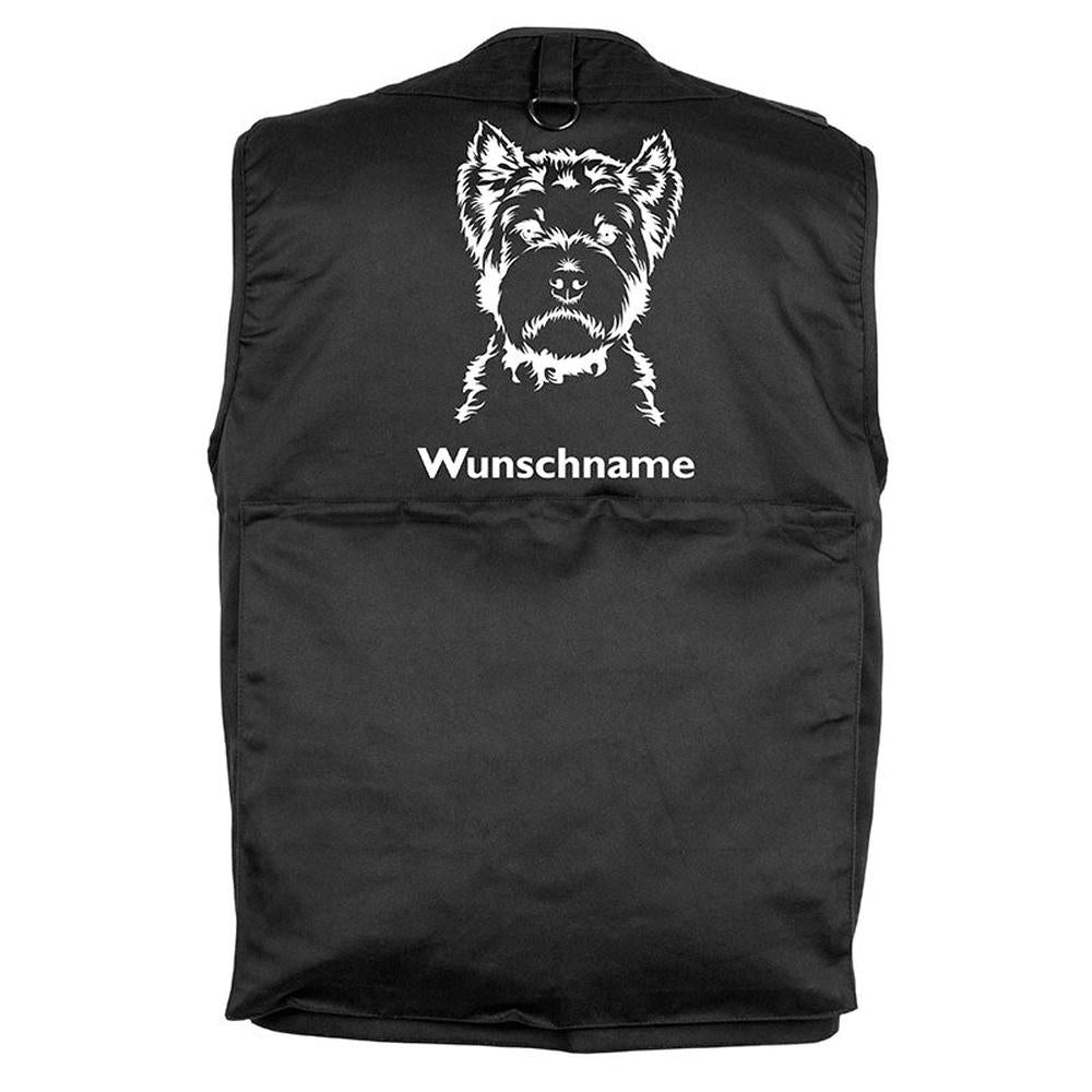 West Highland Terrier 2 - Hundesportweste mit Rückentasche MIL-TEC-Tierisch-tolle Geschenke-Tierisch-tolle-Geschenke