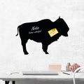 Bison Büffel 1 - Kreidefolie zum Beschriften, selbstklebend-Tierisch-tolle Geschenke-Tierisch-tolle-Geschenke