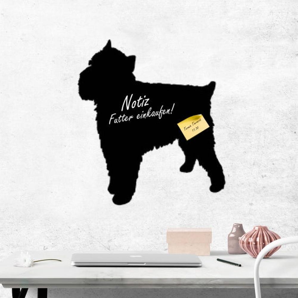 Belgischer Griffon 1 - Kreidefolie zum Beschriften, selbstklebend-Tierisch - Tolle - Geschenke-Tierisch-tolle-Geschenke