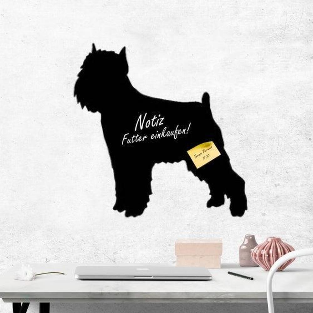 Belgischer Griffon 2 - Kreidefolie zum Beschriften, selbstklebend-Tierisch - Tolle - Geschenke-Tierisch-tolle-Geschenke