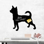 Chihuahua 2 - Kreidefolie zum Beschriften, selbstklebend-Tierisch - Tolle - Geschenke-Tierisch-tolle-Geschenke